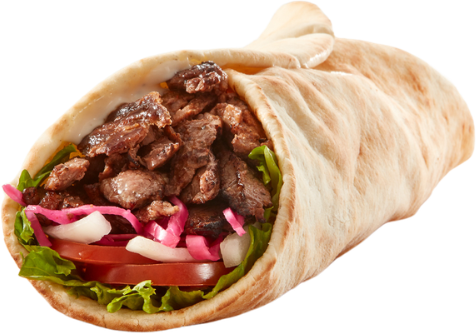 beef shawarma wrap beef shawarma wrap