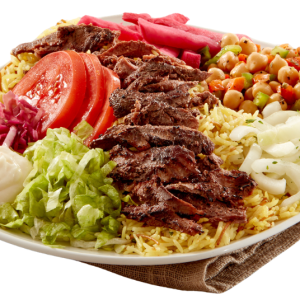 roasted 1/4 chicken platter