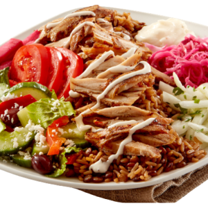 chicken shawarma platter