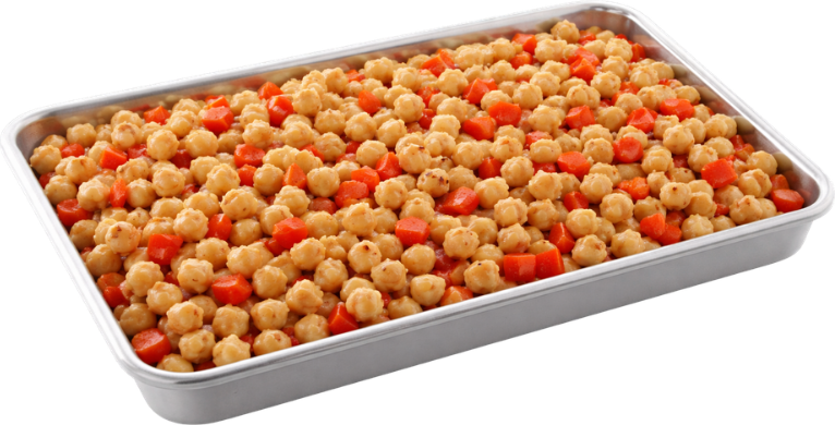 chickpeas salad tray