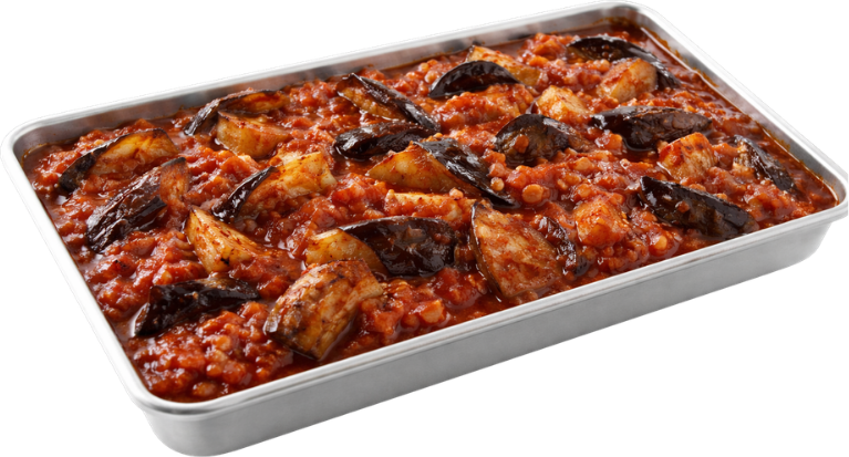 mesakkah tray (marinated eggplant)